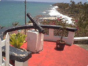 Castle White Cannon